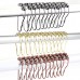 Anladia 24Pc Metal Shower Curtain Rings Rail Pole Rod Bathroom Ball Bead Hooks - B079RCRLHG